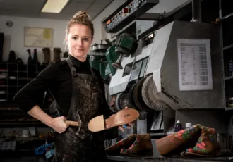 Lynn Uitvlugt: "Het is misschien cliché, maar mijn werk als schoenmaker is echt mijn passie."